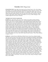 10/07/2018 Bulletin Insert