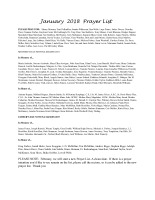 01/07/18 Bulletin Insert
