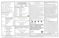 12/29/2024    Bulletin