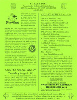 08/05/2018 Bulletin Inserts