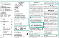 12/30/2018 Bulletin
