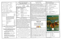 11/30/2025    Bulletin