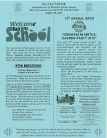 September 1st, 2019 Bulletin Inserts