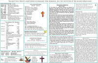 05/27/2018 Bulletin