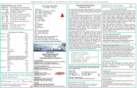 12/16/2018  Bulletin